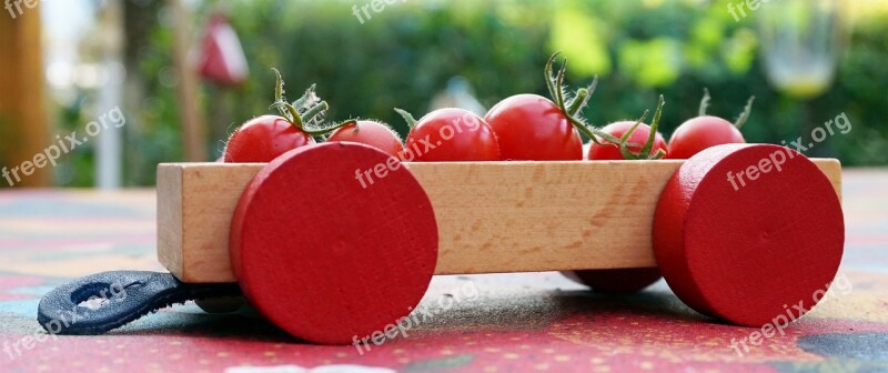 Cocktailtomaten Red Ripe Wooden Toys Free Photos