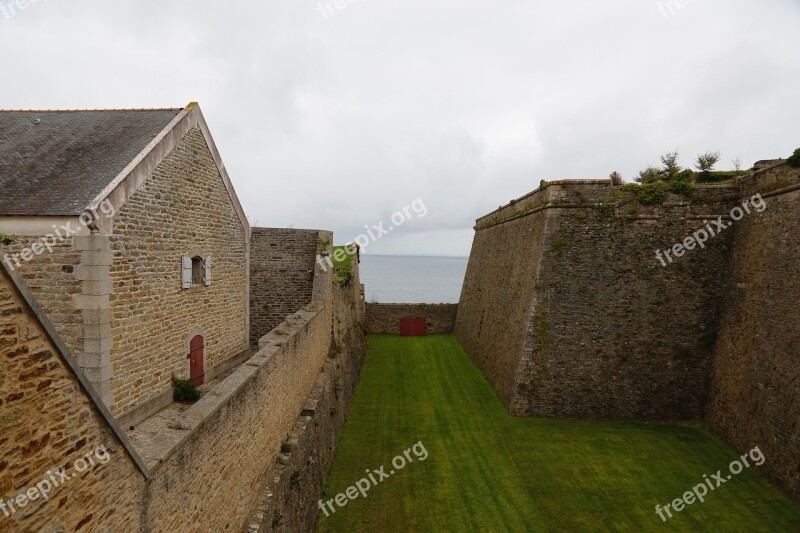 Fort Rampart Brittany Fortification Pierre