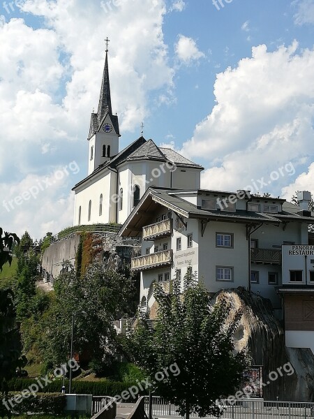 Salzburg Church Kaprun Landscape Free Photos