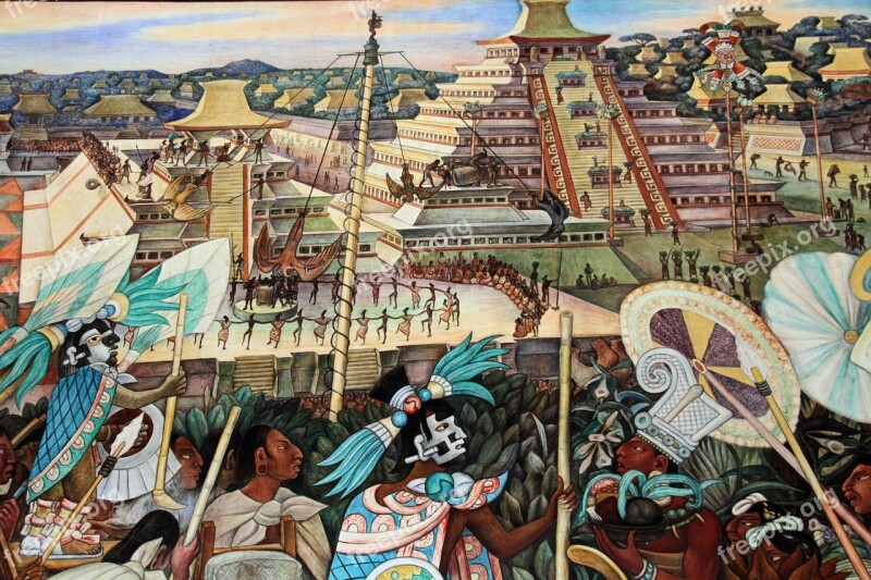 Mural Diego Rivera Mexican Famous