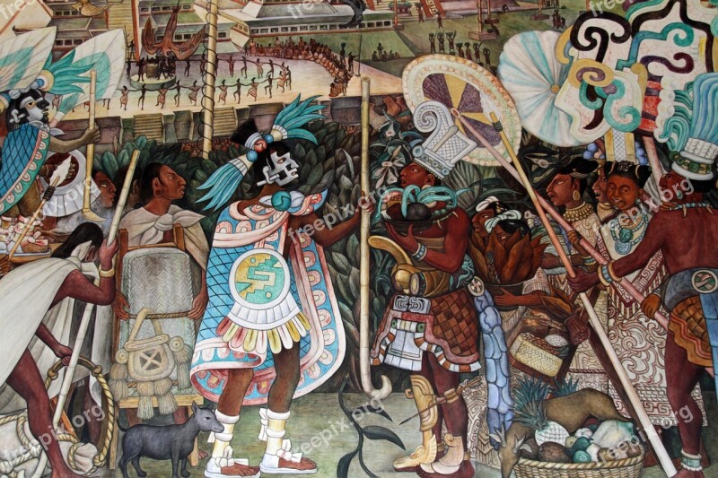 Mural Diego Rivera Mexican Famous