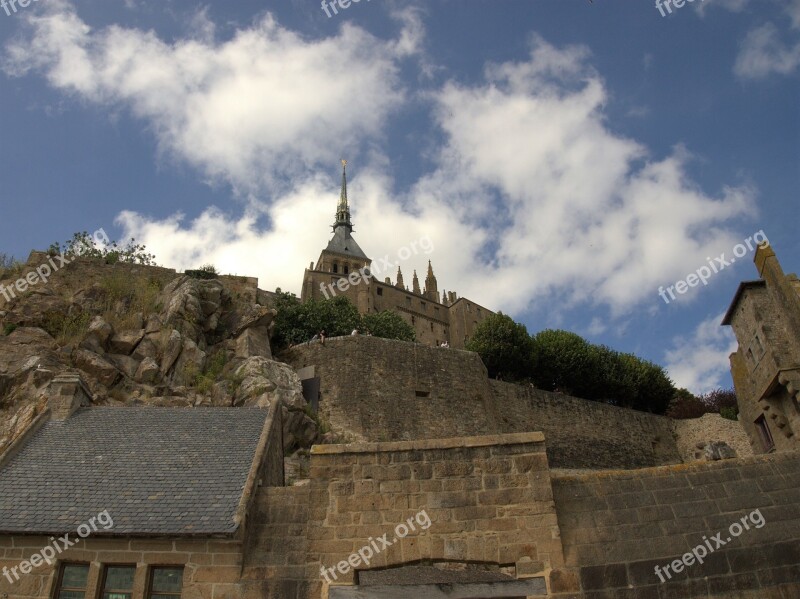 France Mt Saint Michel Normandy Coast