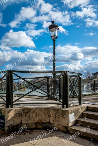 Bridge Arts Paris Seine Reverberatory