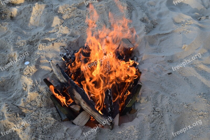 Fire Koster Sand Free Photos