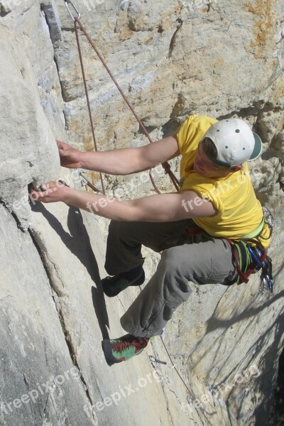 Mountaineer Rock Climb Free Photos