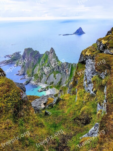 Norway Lofoten Nature Landscape Sky