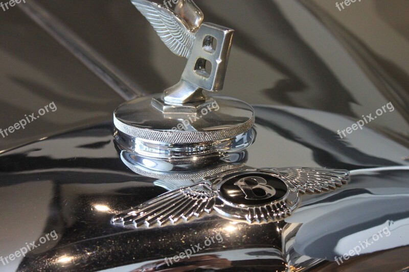 Cool Figure Bentley Oldtimer Chrome Antique