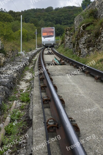 Mountain Railway Funicular Railway Wire Rope Rails Railway Rails