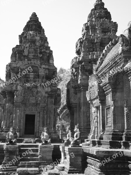 Temple Angkor Cambodia Free Photos