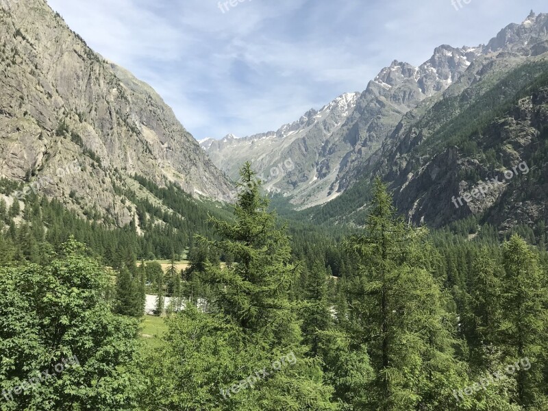 D'ailefroid Valley French Alps France Free Photos