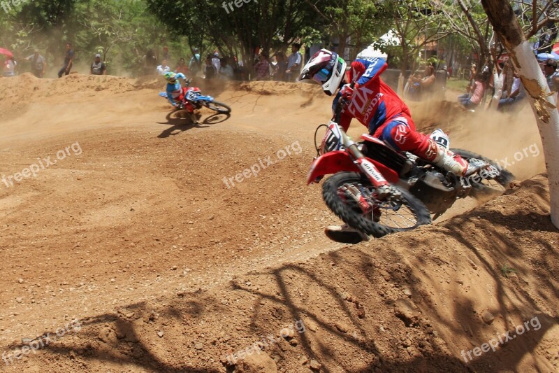 Motocross Enduro Jump Motorcyclist Moto