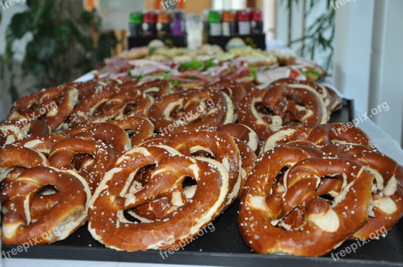 Pretzels Bavaria Eat Salty Laugenbrezeln