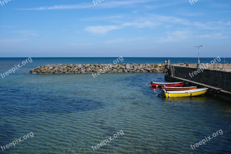 Fishing Port Fishing Boats Mole Free Photos