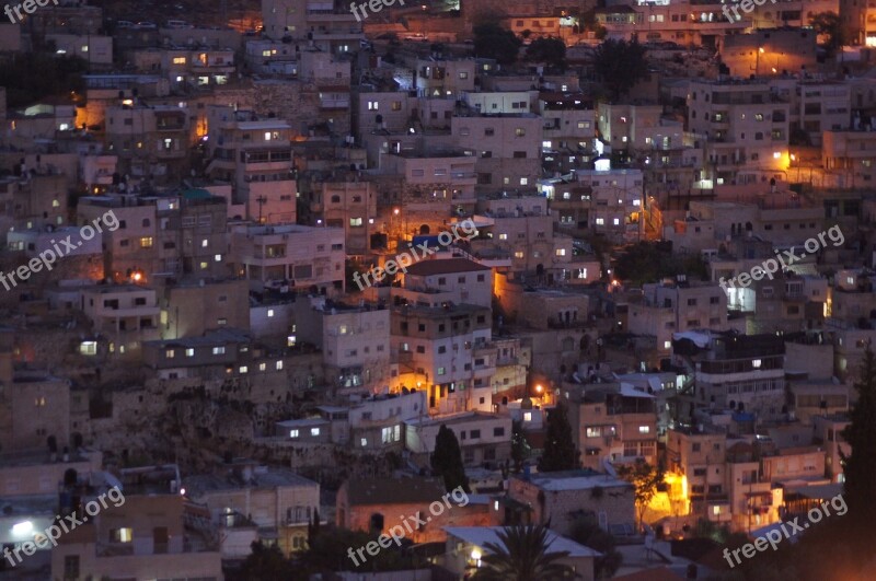 Houses City Sea Of Houses Lights Architecture