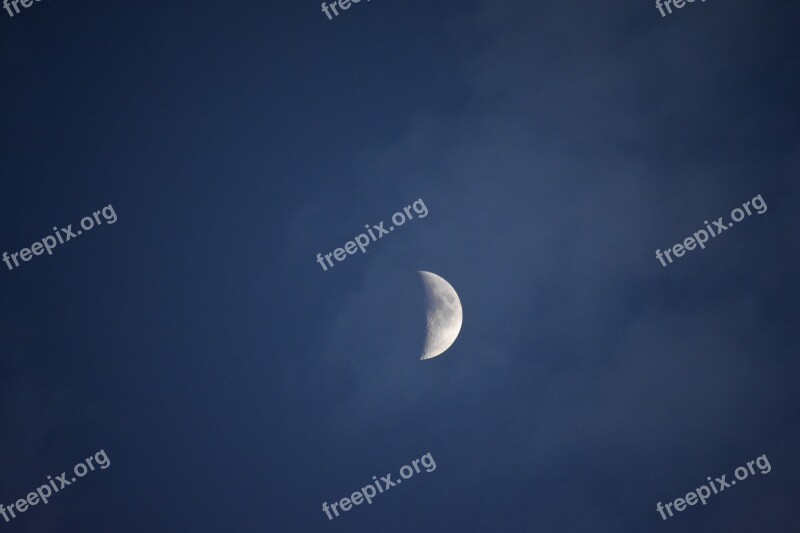 Moon Silver Color Meniscus Free Photos