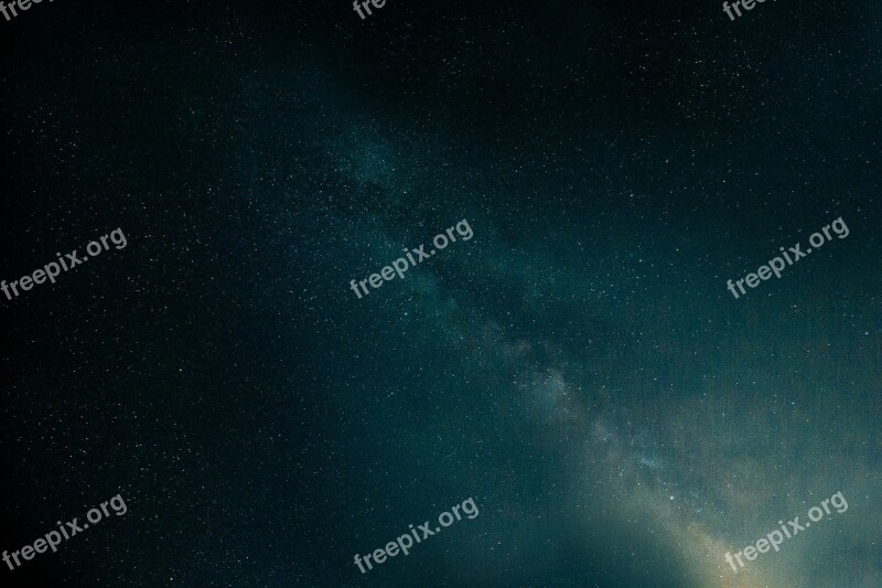 Milky Way Night Sky Starry Sky Star Space