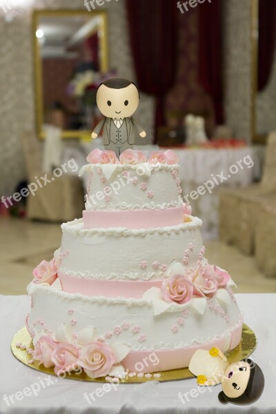 Wedding Marriage Cake Wife Husband