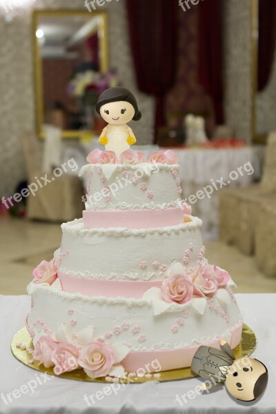 Wedding Marriage Cake Wife Husband