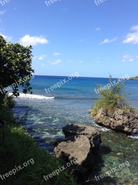 Saipan Tinian Red Beach Pacific