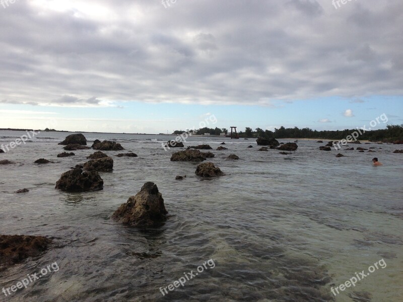 Saipan Tinian Red Beach Pacific