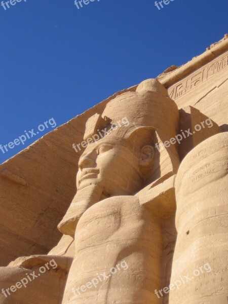 Abu Simbal Egypt Statue Ancient Free Photos