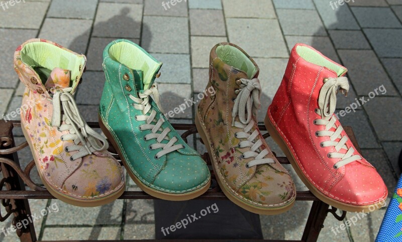 Shoes Boots Colorful Clothing Free Photos