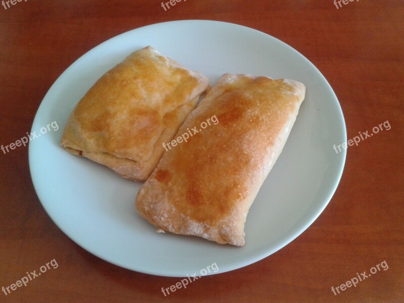 Food Pirogi Snack Russian Plate