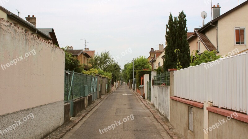 Alley Lane Neighborhood Street Road