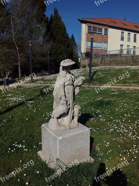 Statue Lawn Santiago Of Compostela Galicia Free Photos