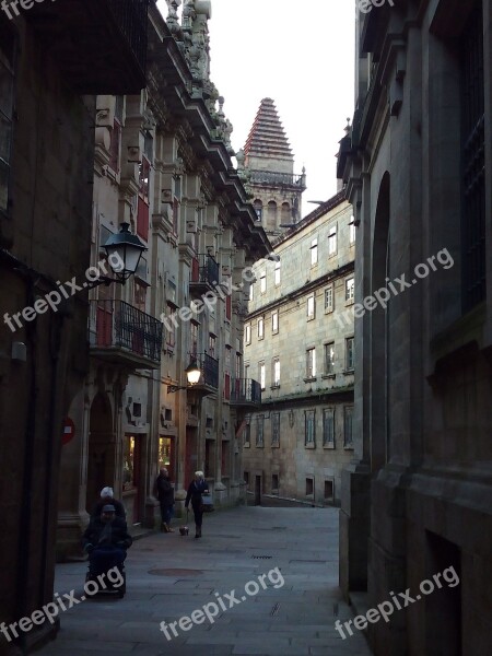 Santiago Of Compostela Plaza De Platerias Galicia Free Photos