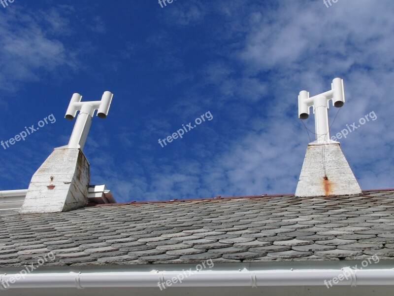 Pipe Blue Sky Construction Metal Pollution