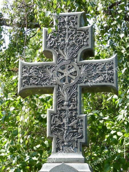 Cross Cemetery Passion Christ Old Cemetery