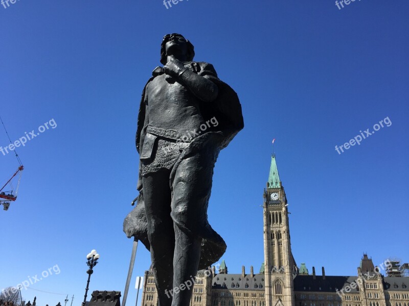 Monument Parliament Canada Free Photos