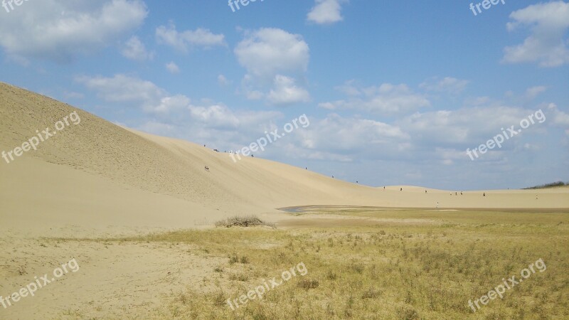 Tottori Sand Dunes Hot Springs Travel Free Photos