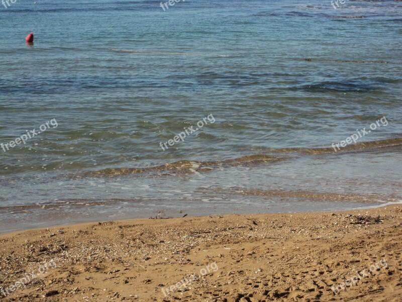 Sand Beach Beach Coast Mediterranean Sea