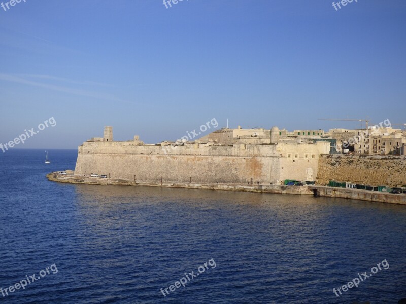 Valletta Malta Sea Fort Europe