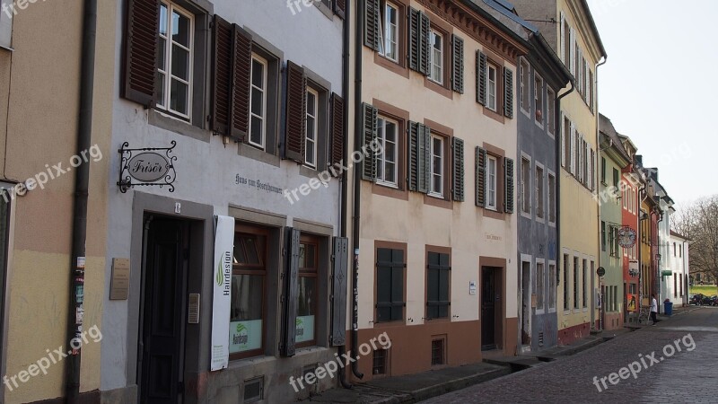 Historic Center Houses Historically Facade Architecture