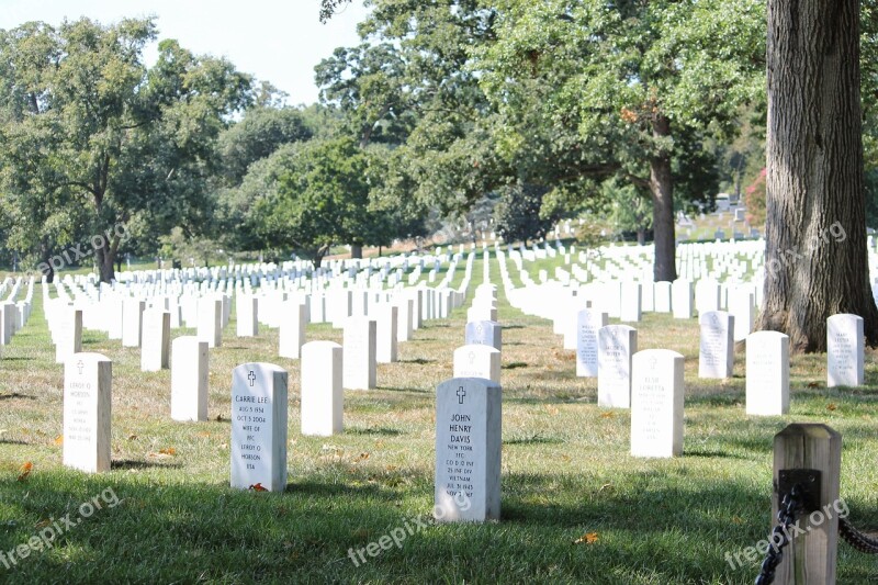 Arlington Cemetery Grave Virginia Washington