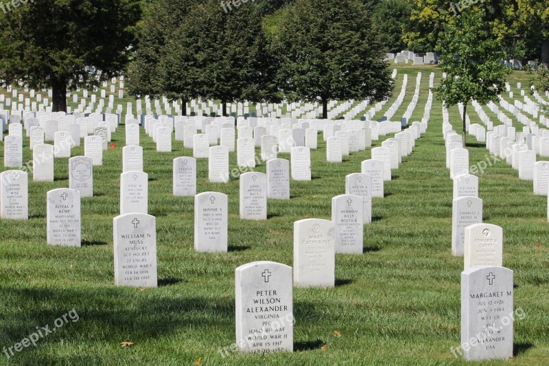 Arlington Cemetery Grave Virginia Washington