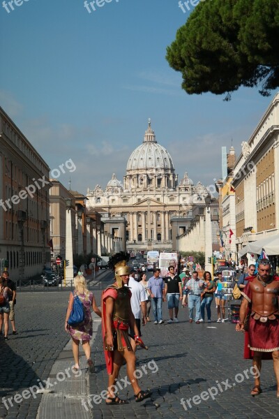 Basilica Svatý Petr Soldier The Vatican Free Photos