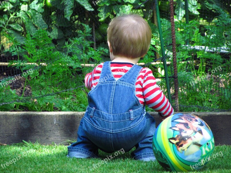 Kid Play Explore Football Ball