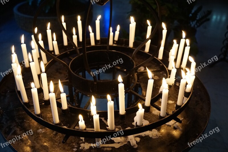 Candles Light Church Tuttlingen Maria