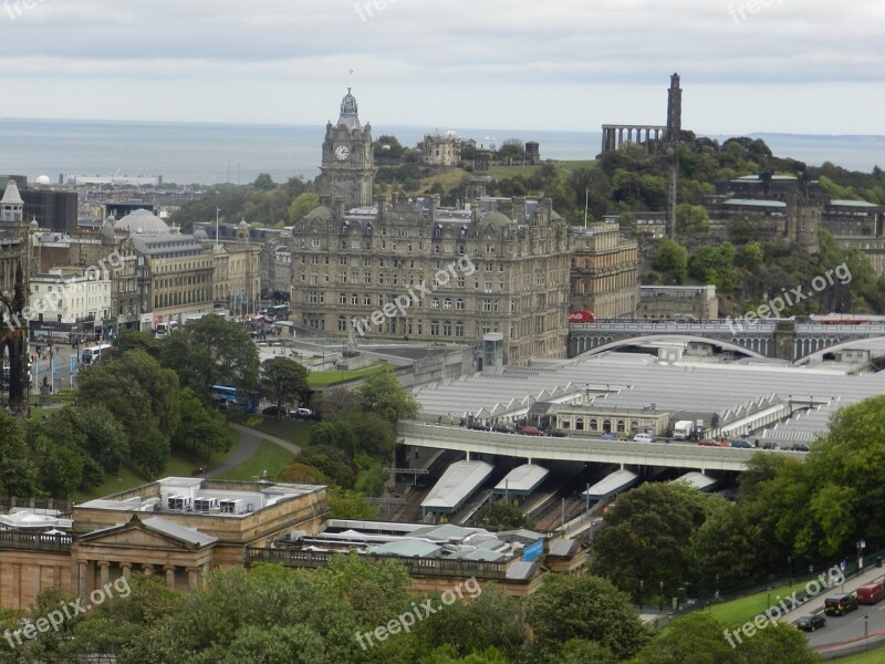 Scotland Landscape Castle Edinburgh Free Photos