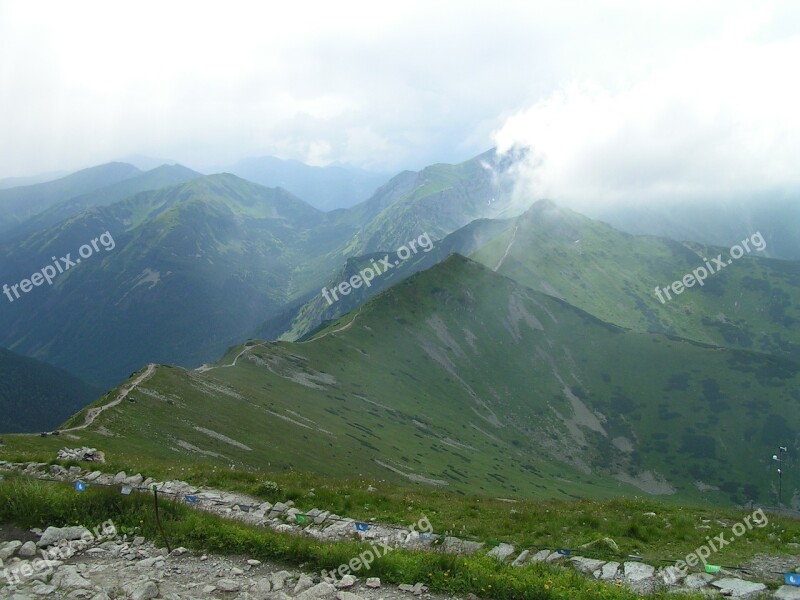 Mountains Tatry On The Trail Czerwone Wierchy The Beauty Of The Mountains