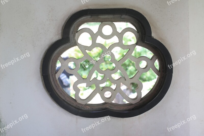 Asia China Wind Building Window Grilles