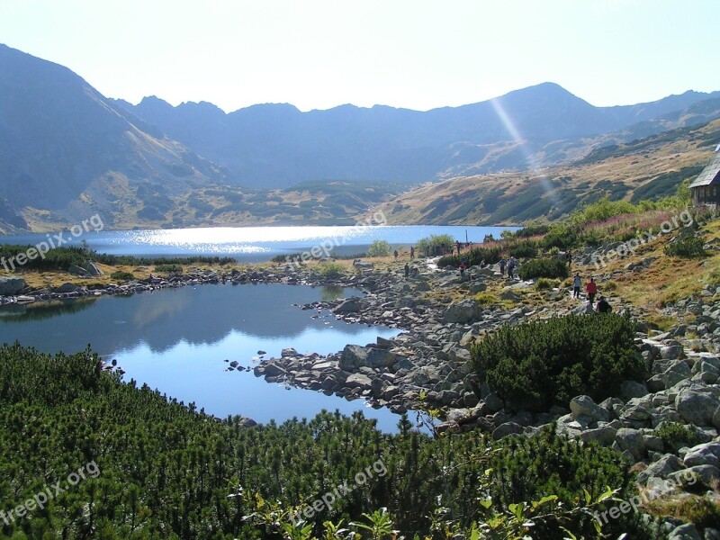 Tatry The Valley Of The Five Joints Mountain Ponds Free Photos