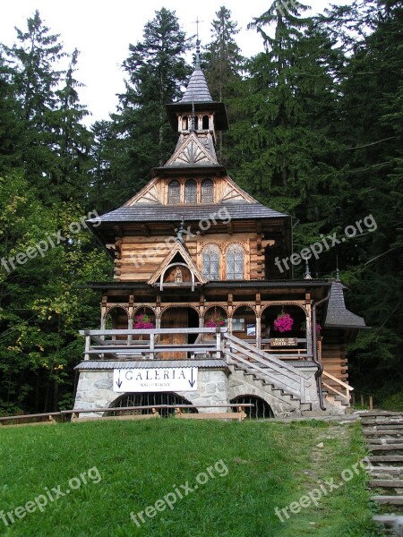 Jaszczurówka Chapel Buried Zakopane Style Free Photos