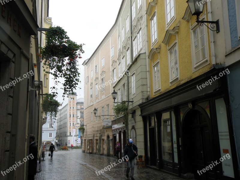 Street History Houses Linz Austria