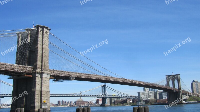 Usa Bridge New York Brooklyn Free Photos