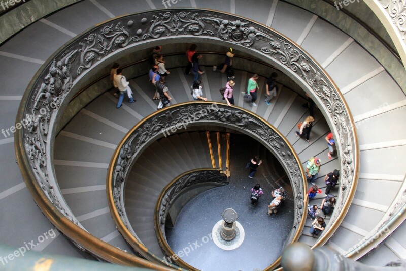 Staircase Spiral Architecture Interior Stairway